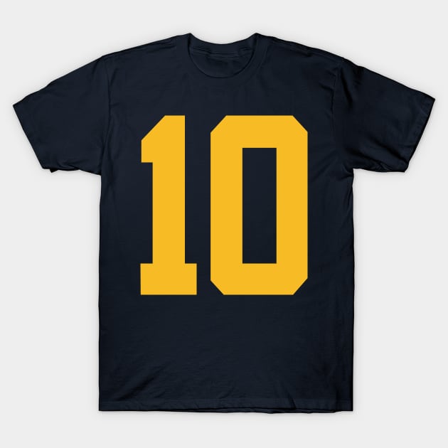 Team Number 10 T-Shirt by colorsplash